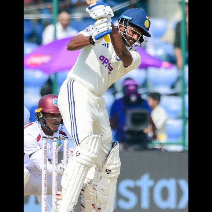 Sai Sudharsan scored his career best 87 in 2nd Test vs West Indies