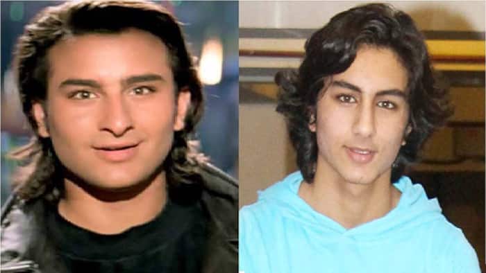 Saif Ali Khan and son Ibrahim Khan