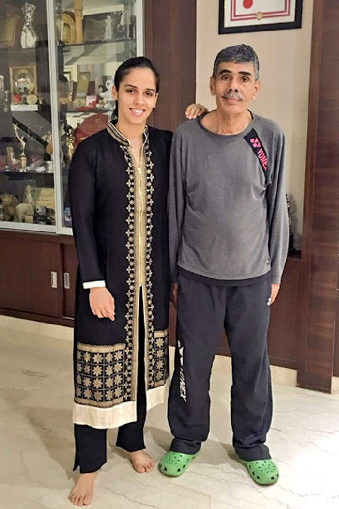 Saina Nehwal clicked with her father