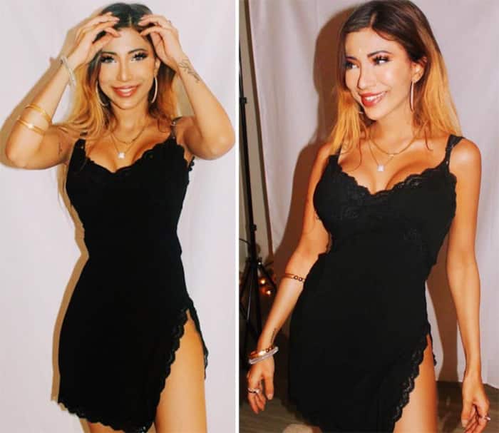 Sakshi Chopra in Sultry Black Dress