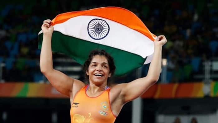 Sakshi Malik in wrestling