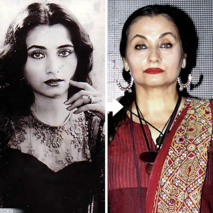 Salma Agha then and now