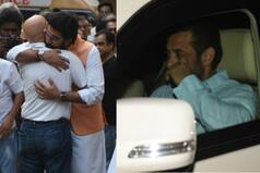 Satish Kaushik's Last Rites: Salman Khan Wipes Off a Tear From His Face, Abhishek Bachchan Consoles Anupam Kher - Heartbreaking Pics