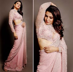 South Indian Actor Samantha Akkineni Makes Style Statement in a Pastel Pink Saree at The Zee Cine Awards 2020, Leaves Fans Drooling Over Her Instagram Pictures