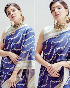 Samantha Ruth Prabhu Looks Etheral in Her Simple Raw Mango Saree at Wedding of Rana Daggubati And Miheeka Bajaj