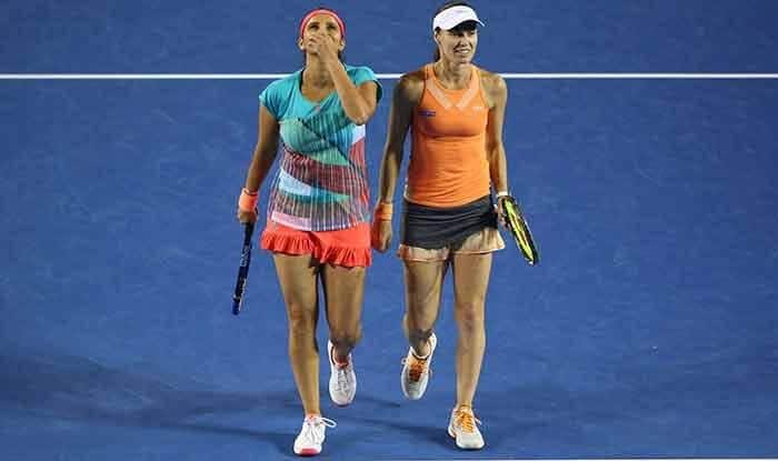 Sania Mirza and Martina Hingis clicked after winning Australian Open 2016 womens doubles title.