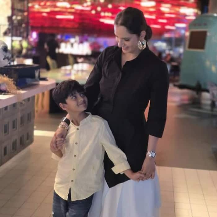 Sania Mirza lives in Dubai with her son Izhaan