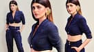 Sanjana Sanghi Slays in Navy Blue Co-Ord Set - See Hot Photos