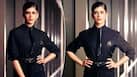 Sanjana Sanghi Sizzles in Men's Shirt And Sexy High-Slit Velvet Skirt - See Viral Photos