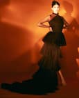 Sanjana Sanghi is The Ultimate Personification of Elegance in Sexy Halter Neck Ruffle Gown With Long Trail- HOT Pics