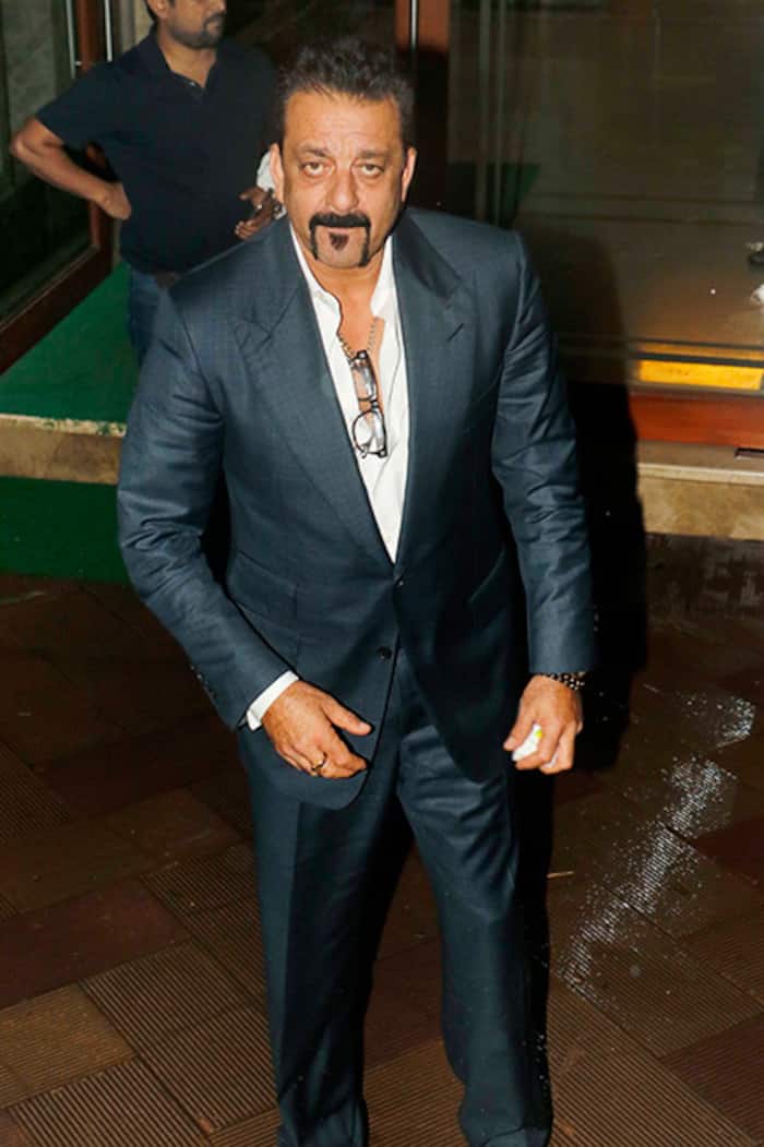 Sanjay Dutt during his birthday celebrations