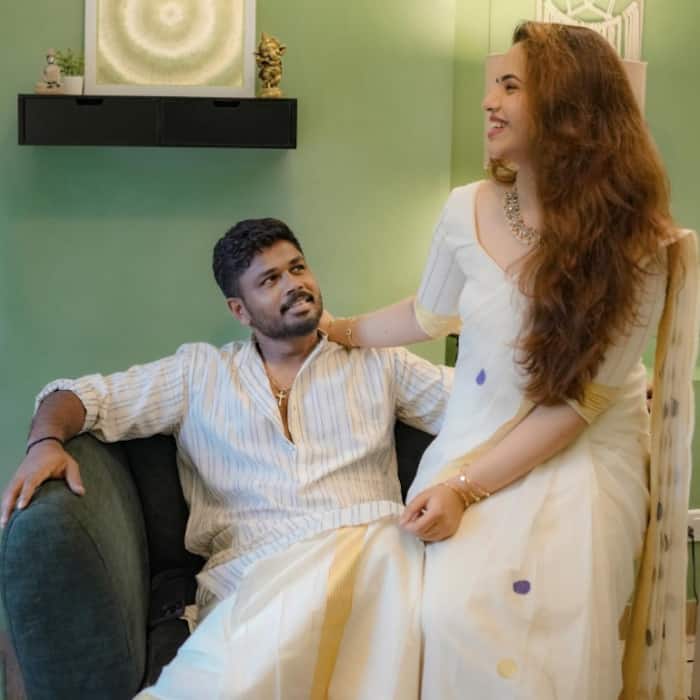 Sanju Samson shares a very good bond with his wife Charulatha
