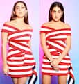 Sara Ali Khan Makes Heads Turn With Her Stunning Red-White 'Candy Cane' Dress, Leaves Netizens Speechless Sara Ali Khan Makes Heads Turn With Her Stunning Red-White 'Candy Cane' Dress, Leaves Netizens Speechless