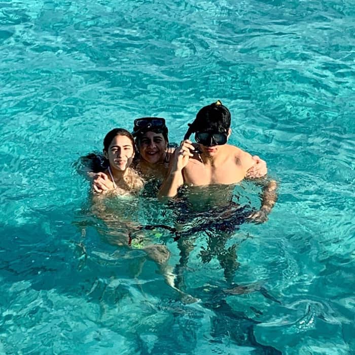 Sara Ali Khans water fun
