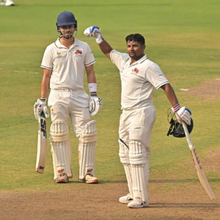 Sarfaraz Khan smashed 9 sixes in his double century