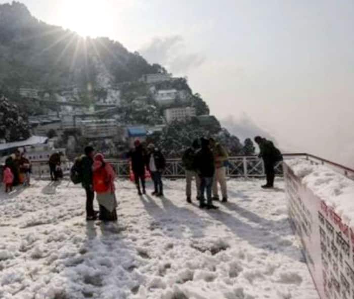 Security Tightened At Temple   To ensure the safety of devotees  the disaster management team  Shrine Board administration  police department  CRPF officials  and personnel have been stationed at the Bhawan premises and along all routes leading to Mata Vaishno Devi 