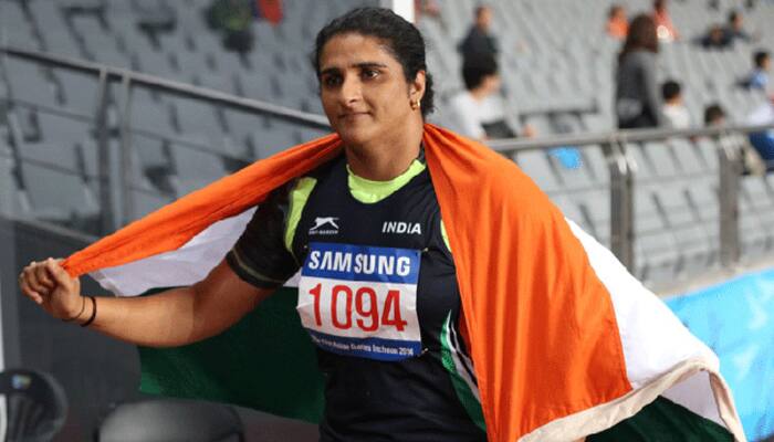 Seema Punia for Discus Throwing