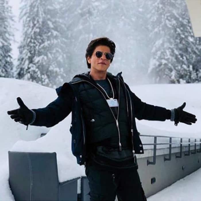 Shah Rukh Khan posing in Switzerland