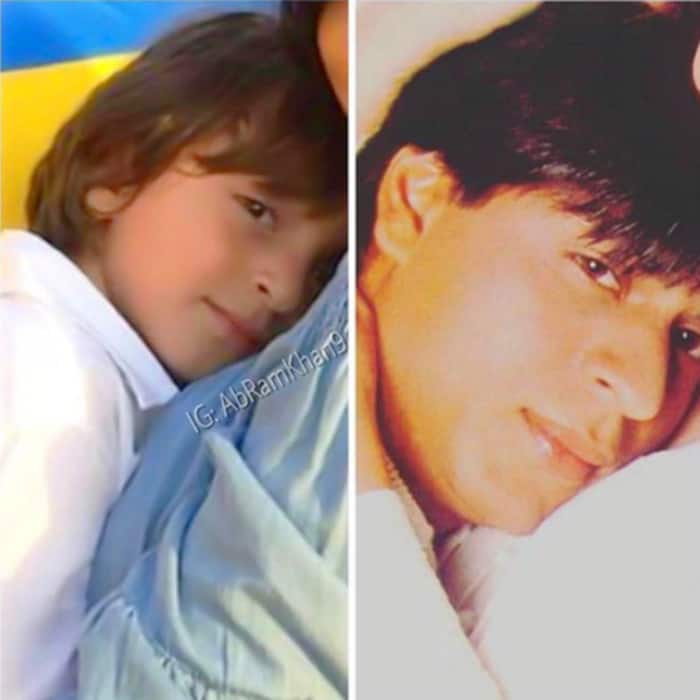 Shah Rukh Khan shares a cute picture with AbRam