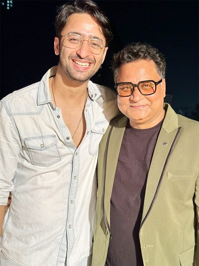 TV Actors Shaheer Sheikh, Manav Gohil, Others Attend Director Ashish ...