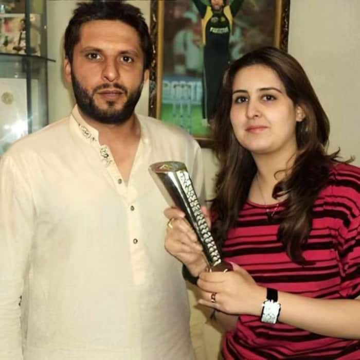 Shahid Afridi and Nadia