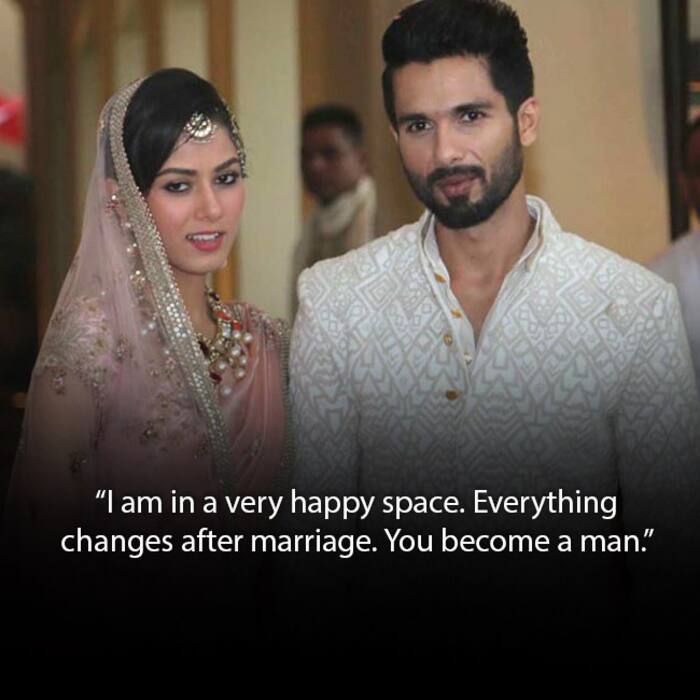 Happy Birthday Shahid Kapoor: 7 Shahid Kapoor quotes on Mira Rajput ...