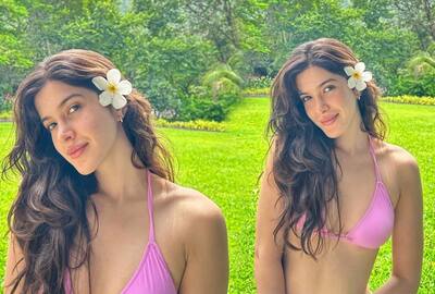 Shanaya Kapoor Oozes Oomph in Smoking Hot Pink Bikini - See Sexy Photos