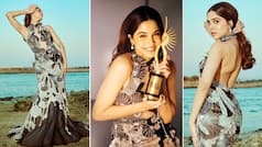 Sharvari Wagh Sizzles in a Hot Backless Bodycon Gown at IIFA 2022 - See Viral Photos