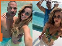 Shikhar Dhawan chills with second wife Sophie Shine on their honeymoon in Maldives, PICS go viral