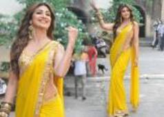 Shilpa Shetty is The Goddess of Incredible Waistline, Check Her Viral Pics in Yellow Saree And Mirror Blouse