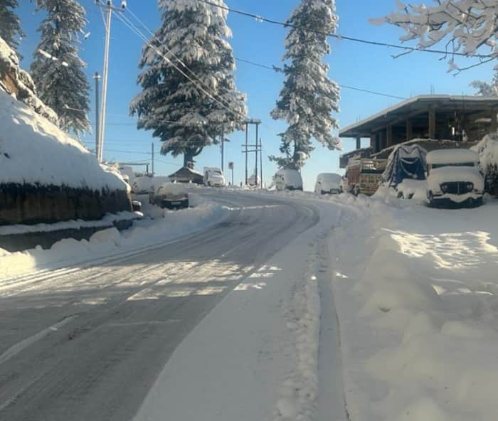 Shimla Is Covered Under White Blanket