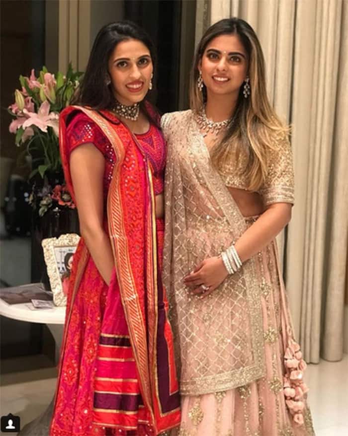 Shloka Mehta with Isha Ambani