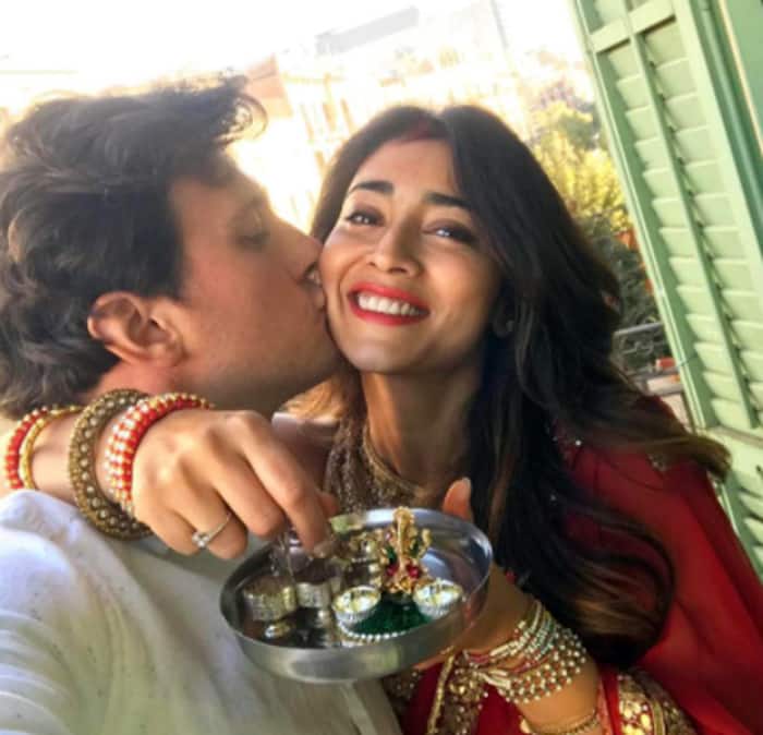 Shriya Saran and Andrei Koscheev
