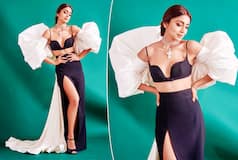 Shriya Saran Drops Her Boldest Ever Avatar in a Black Bustier Blouse With Super Sexy Skirt - See Pics