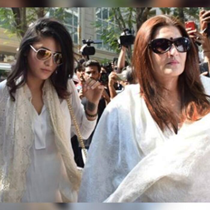 Shruti Haasan with mother Sarika at Anil Kapoor’s residence