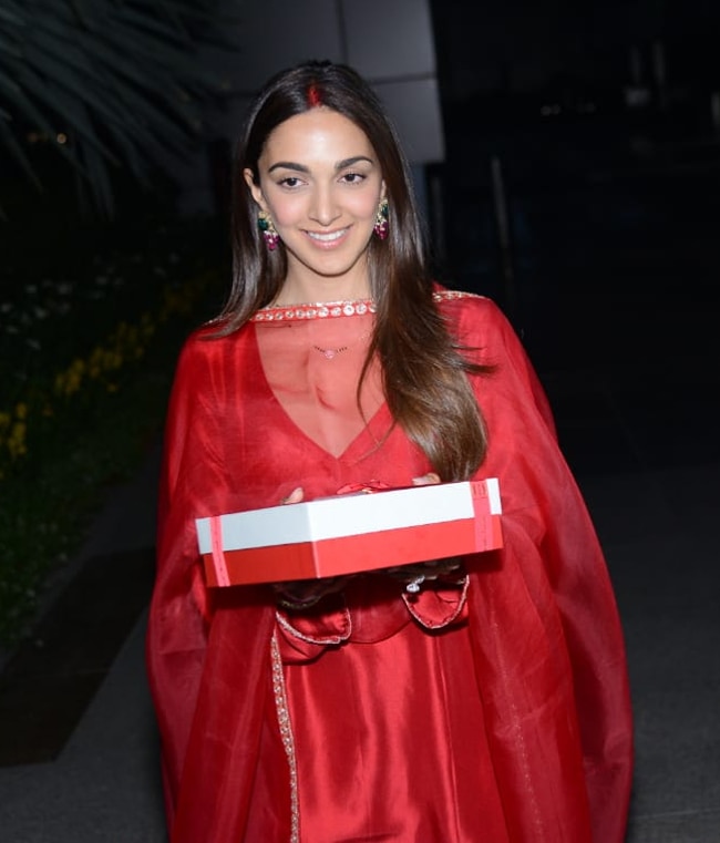 kiara advani red dress Kiara Advani looks mesmerising in these shimmery outfits. Have a look