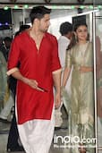 Love birds Sidharth Malhotra and Alia Bhatt appear together Ekta Kapoor star studded Diwali party