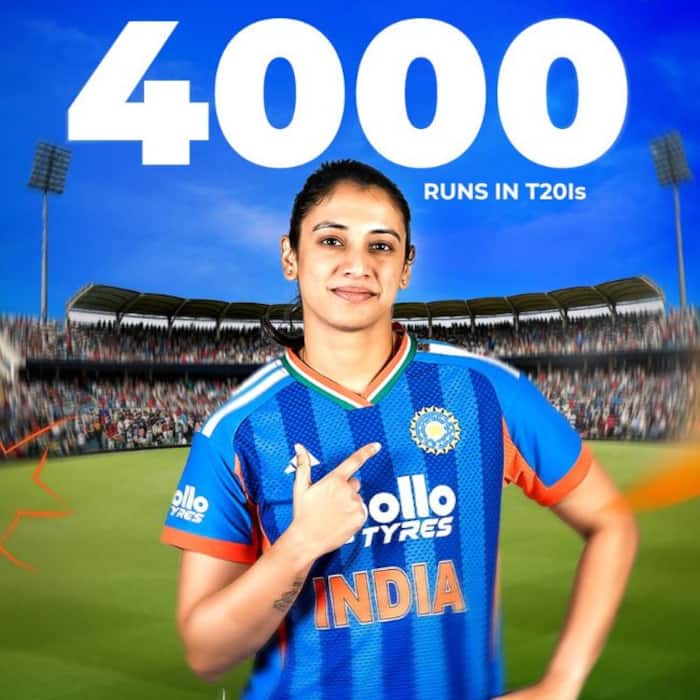 Smriti Mandhana became first ever Indian batter to score 4000 runs in T20I cricket