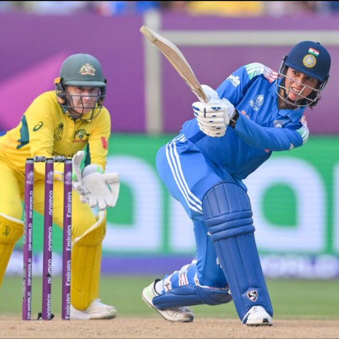 Smriti Mandhana scored 80 in 66 balls against Australia