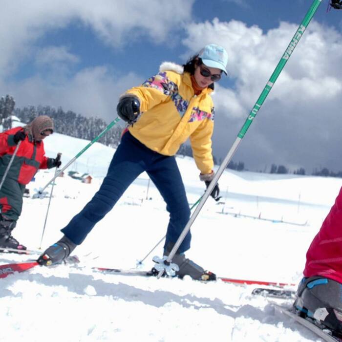 Snow adventure sports in Himachal Pradesh’s Solan valley