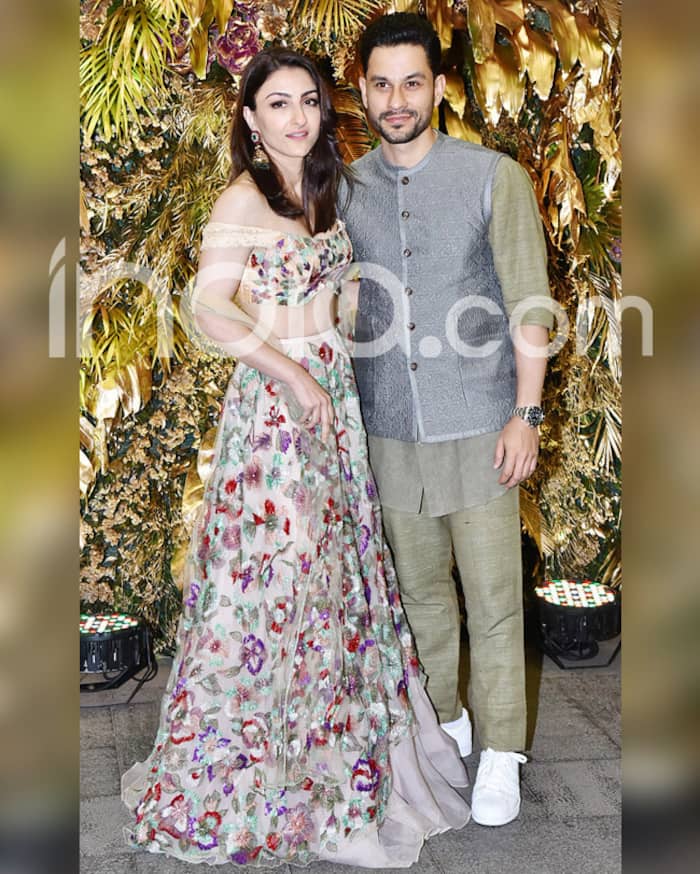 Soha Ali Khan and Kunal Kemmu at Armaan Jains wedding reception
