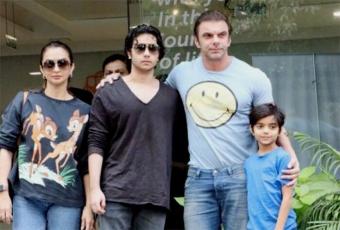 Sohail Khan and Seema Khan