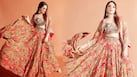 Sonakshi Sinha Redefines Elegance in Red Printed Bralette, Flowing Skirt And Matching Cape | PHOTOS
