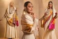 Sonakshi Sinha Gives Maharani Vibes in Ivory Anarkali Suit Set With Maang Tika, Jhumkas And Royal Dupatta - See PICS