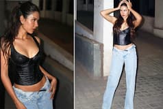 Sonam Bajwa Stuns in Sexy Black Crop-Top And Unbuttoned Jeans - See Hot Photos