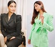 Sonam Kapoor Takes Fashion Quotient to Another Level in Black And Green Pantsuit, See Pictures