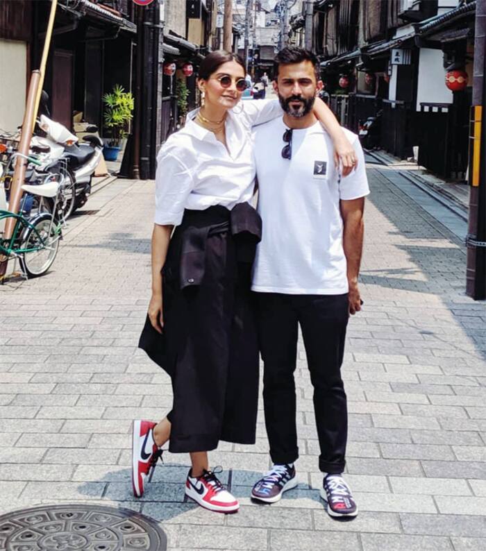 Sonam Kapoor Ahuja and Anand Ahuja  New York