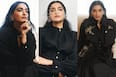Sonam Kapoor shows why she’s our forever fashion girlie in dramatic black dress with colourful motifs and oh, that attention to detail