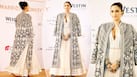Sonam Kapoor Exudes Glamour in Hot White Anarkali Jumpsuit And Embroidered Jacket, See Pics