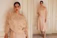 Sonam Kapoor Shells Classy Vibes in Beige Off-Shoulder Top, Midi Skirt And Long Boots- HOT PICS